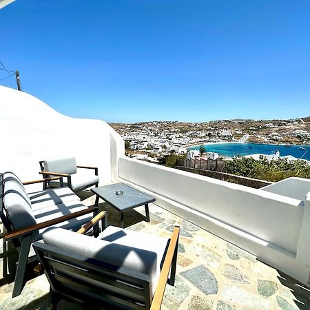 Modern Cycladic Sea View House Villa Ornos  Exterior foto