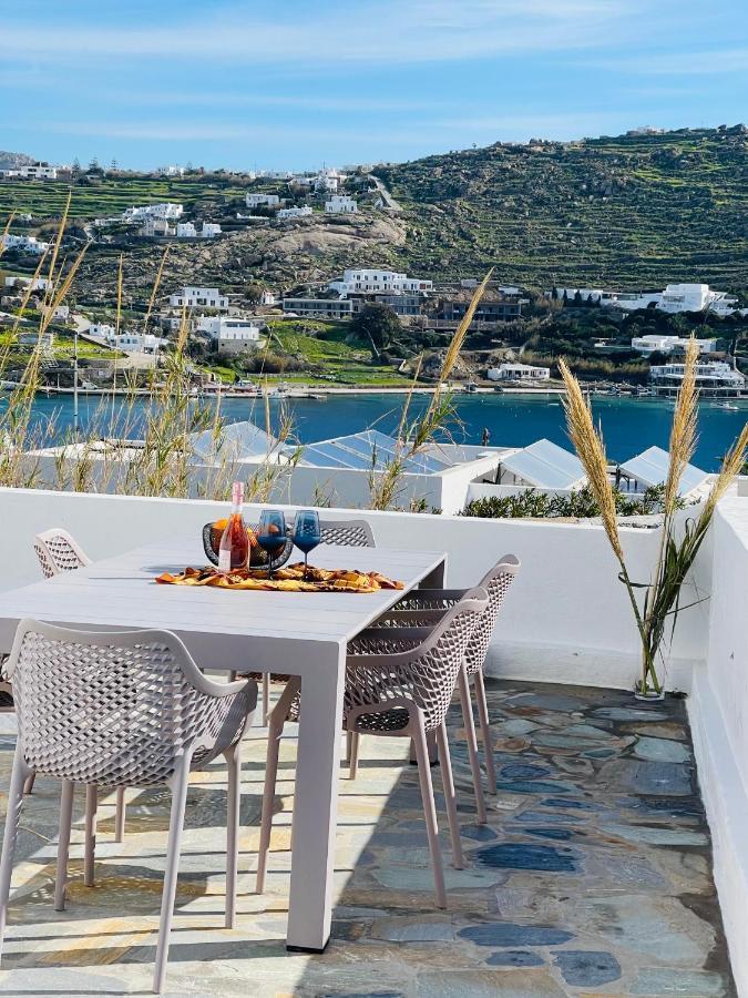 Modern Cycladic Sea View House Villa Ornos  Exterior foto