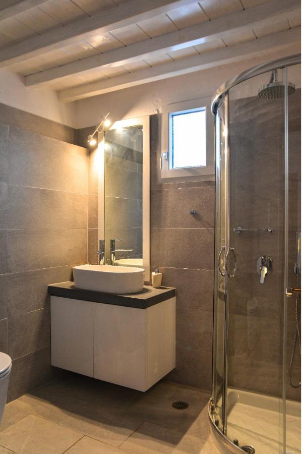 Modern Cycladic Sea View House Villa Ornos  Exterior foto