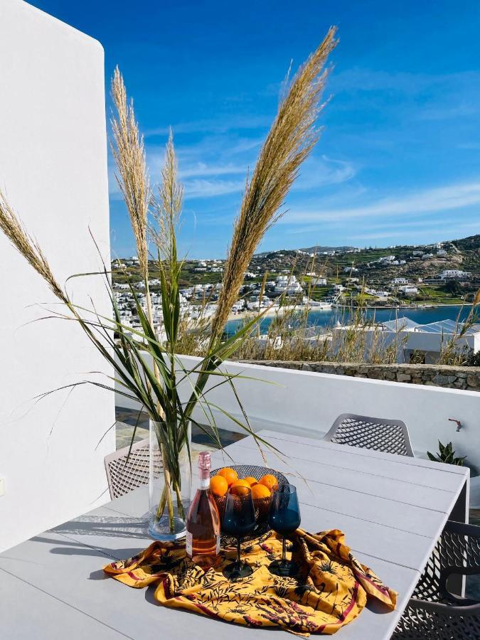 Modern Cycladic Sea View House Villa Ornos  Exterior foto