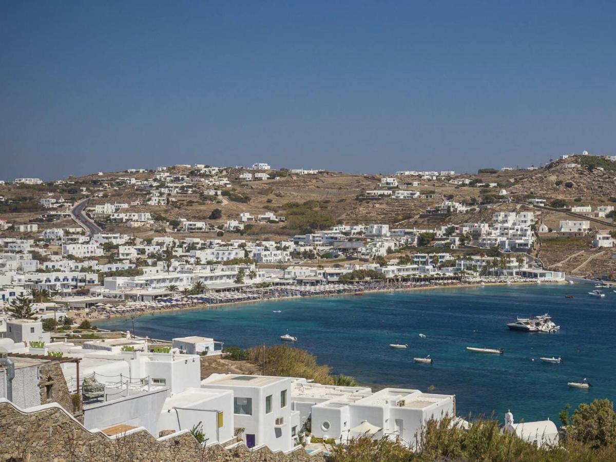 Modern Cycladic Sea View House Villa Ornos  Exterior foto
