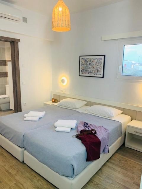 Modern Cycladic Sea View House Villa Ornos  Exterior foto