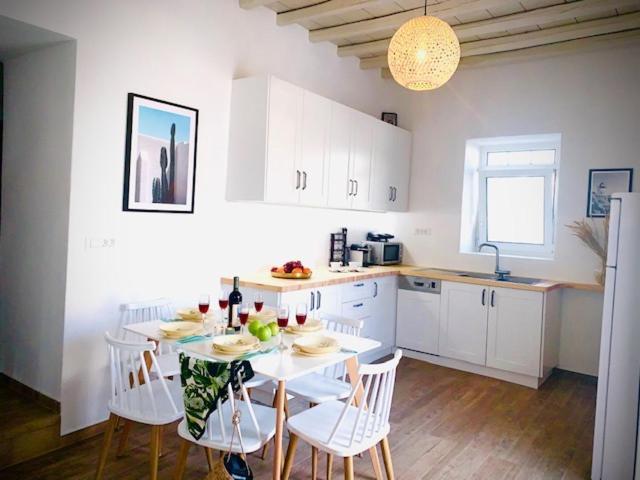Modern Cycladic Sea View House Villa Ornos  Exterior foto