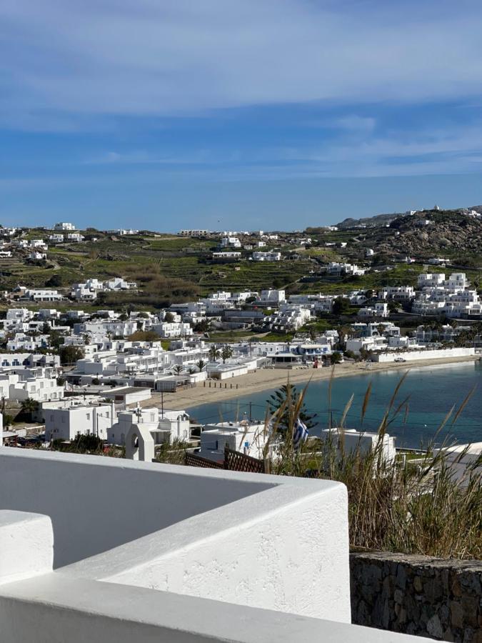 Modern Cycladic Sea View House Villa Ornos  Exterior foto