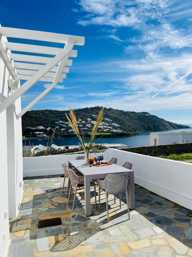 Modern Cycladic Sea View House Villa Ornos  Exterior foto