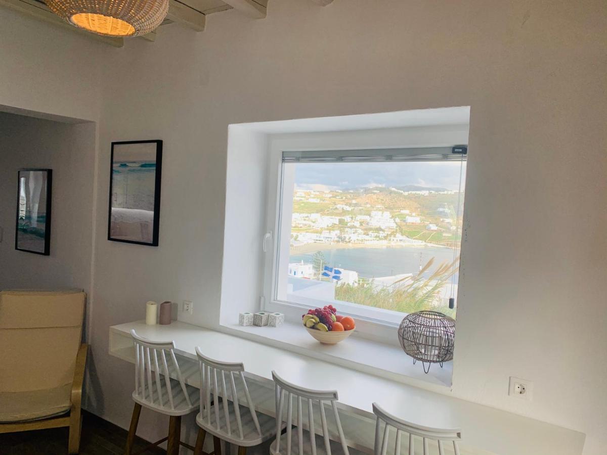 Modern Cycladic Sea View House Villa Ornos  Exterior foto
