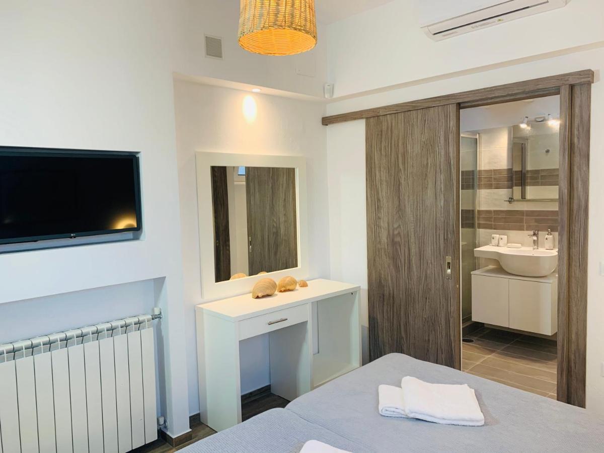 Modern Cycladic Sea View House Villa Ornos  Exterior foto