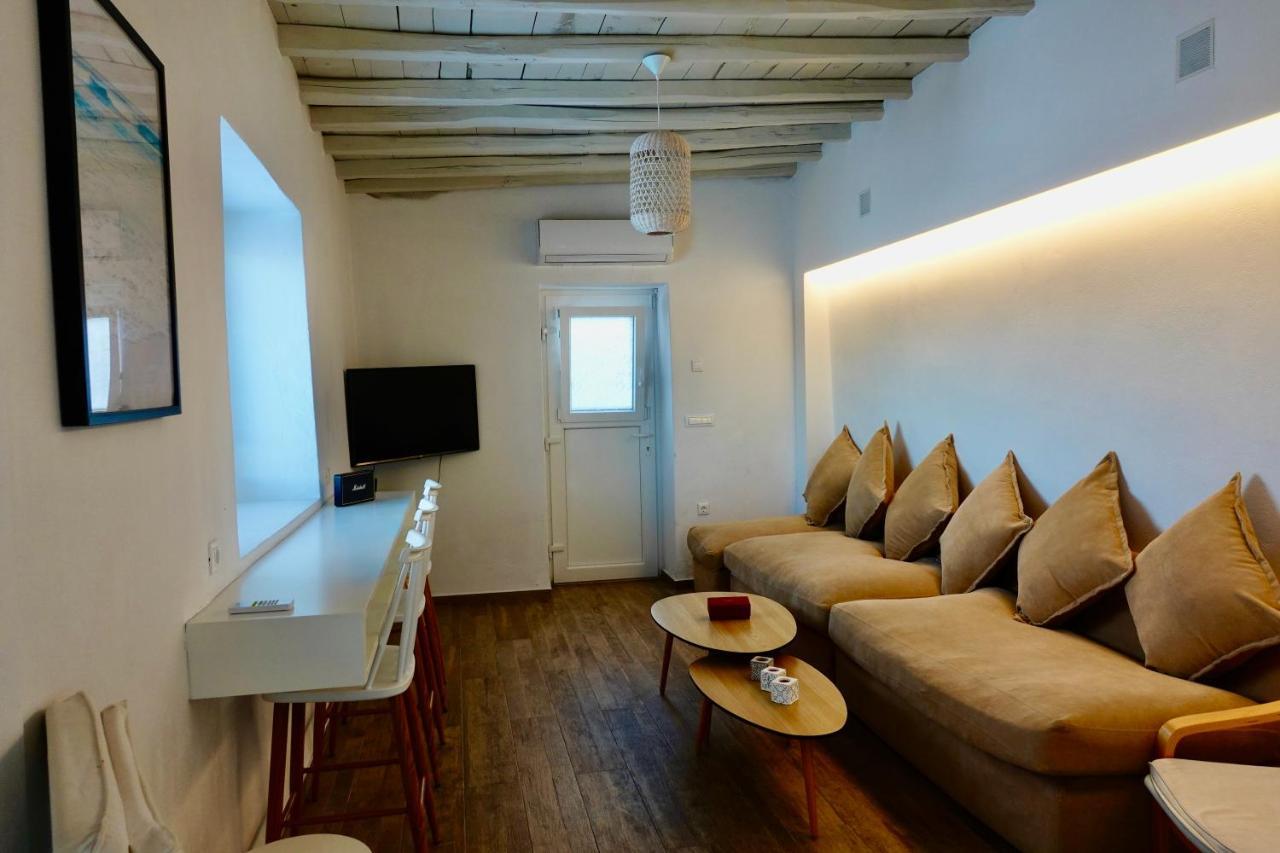 Modern Cycladic Sea View House Villa Ornos  Exterior foto