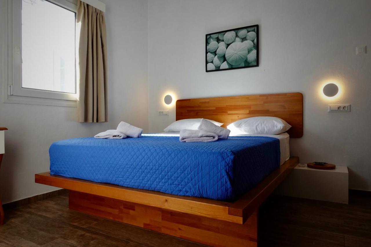 Modern Cycladic Sea View House Villa Ornos  Exterior foto